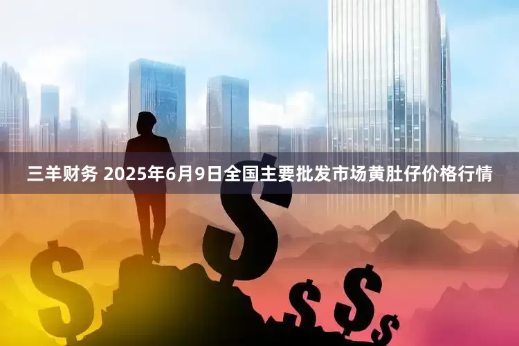 三羊财务 2025年6月9日全国主要批发市场黄肚仔价格行情