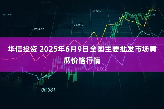 华信投资 2025年6月9日全国主要批发市场黄瓜价格行情